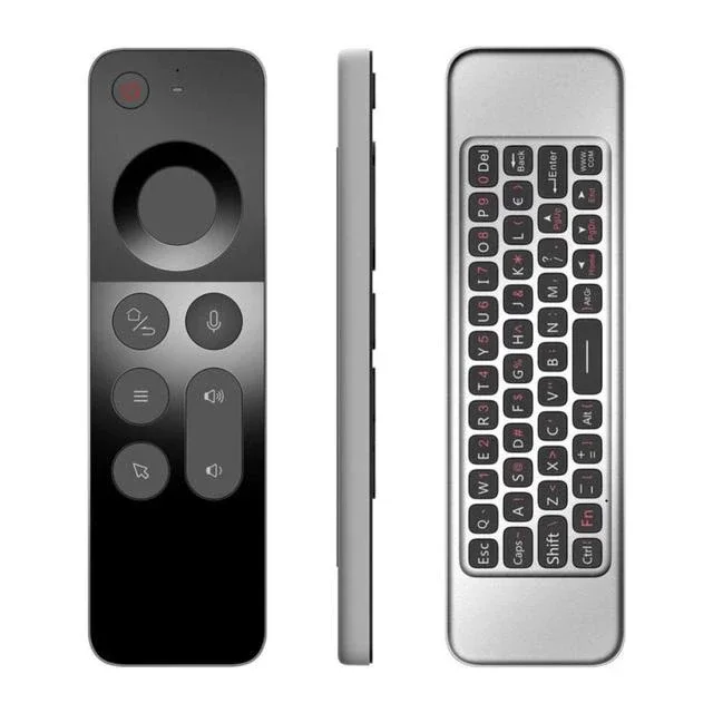 WeChip W3 Air Mouse Remote – 4-in-1 Wireless Keyboard, Voice Control Smart Remote for Android TV Box, PC & Smart Devices