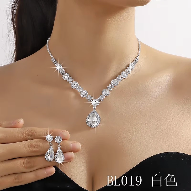 Premium Luxury Diamond Jewelry Set – Elegant European & American Style for Women